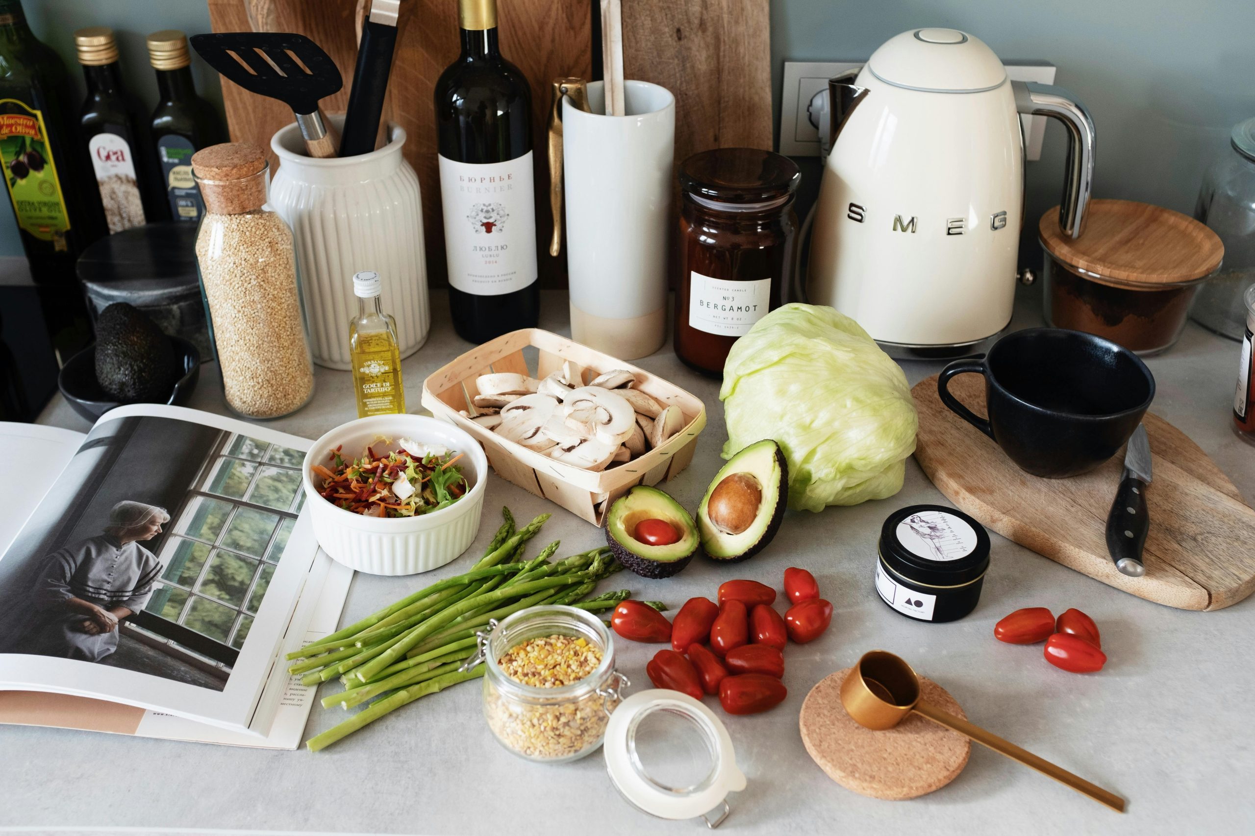 A person using wearable technology and enjoying a healthy meal, symbolizing the integration of personalized nutrition and biohacking for improved health and wellness.