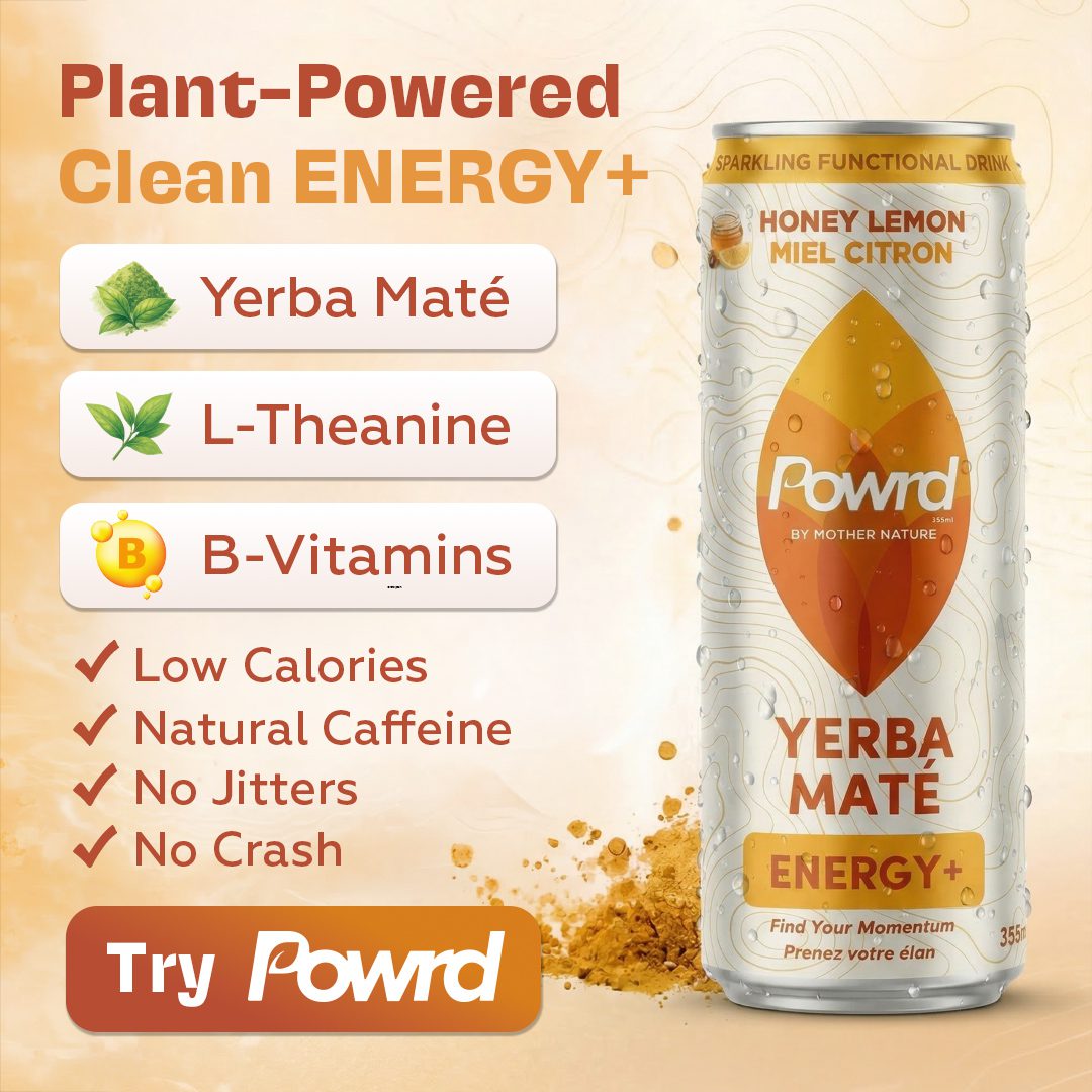 POWRD Yerba energy+ delivers smooth, refreshing fuel with no crash and no jitters.